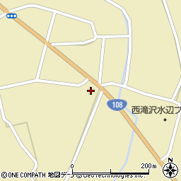 秋田県由利本荘市川西高野77周辺の地図