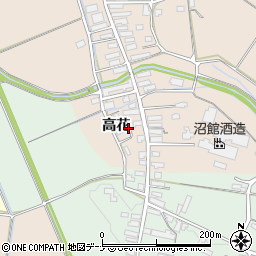 秋田県横手市雄物川町今宿高花67周辺の地図