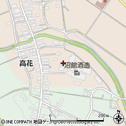 秋田県横手市雄物川町今宿高花21周辺の地図