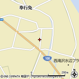 秋田県由利本荘市川西奉行免152周辺の地図