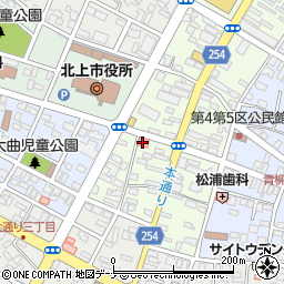 芳野内科医院周辺の地図
