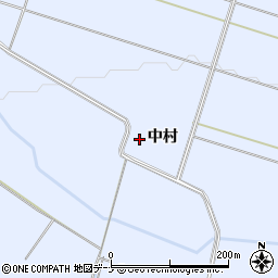 秋田県横手市雄物川町砂子田（中村）周辺の地図