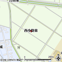 秋田県横手市平鹿町上吉田西小路東周辺の地図
