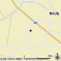 秋田県由利本荘市川西奉行免177周辺の地図