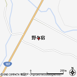 岩手県和賀郡西和賀町野々宿周辺の地図