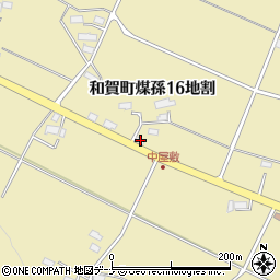 岩手県北上市和賀町煤孫１６地割34-1周辺の地図