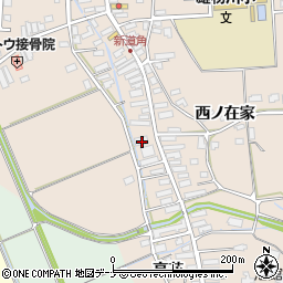 秋田県横手市雄物川町今宿高花157周辺の地図