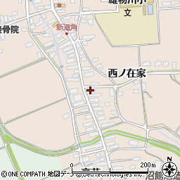 秋田県横手市雄物川町今宿高花158-1周辺の地図
