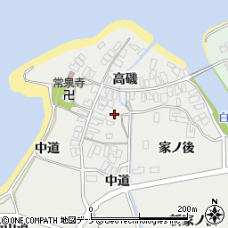 秋田県にかほ市芹田周辺の地図