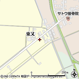 秋田県横手市雄物川町深井東又142周辺の地図