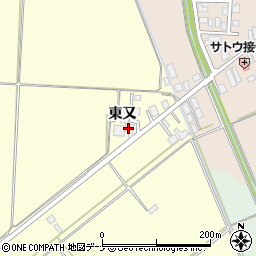 秋田県横手市雄物川町深井東又248周辺の地図