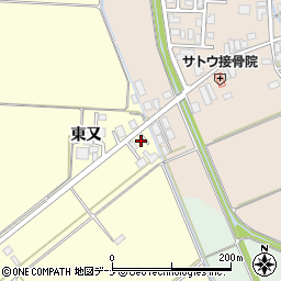 秋田県横手市雄物川町深井東又140周辺の地図