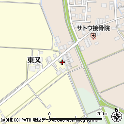 秋田県横手市雄物川町深井東又139周辺の地図