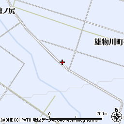 秋田県横手市雄物川町砂子田（沼館道北）周辺の地図