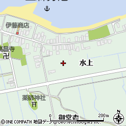 秋田県にかほ市三森周辺の地図