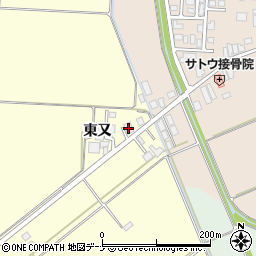 秋田県横手市雄物川町深井東又252周辺の地図