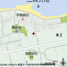 秋田県にかほ市三森水上31周辺の地図
