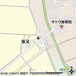 秋田県横手市雄物川町深井東又250周辺の地図