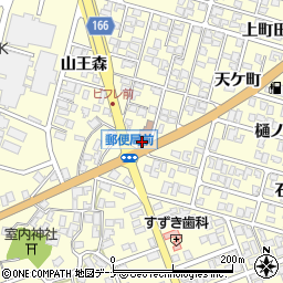 秋田県にかほ市平沢家妻周辺の地図
