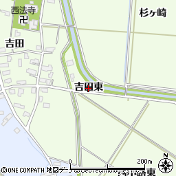 秋田県横手市平鹿町上吉田（吉田東）周辺の地図
