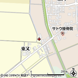 秋田県横手市雄物川町深井東又314周辺の地図