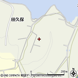 秋田県横手市婦気大堤田久保周辺の地図