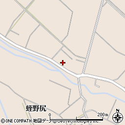 秋田県横手市平鹿町浅舞釜池周辺の地図
