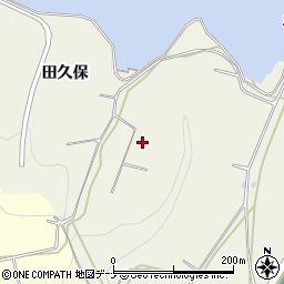 秋田県横手市婦気大堤（田久保）周辺の地図