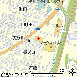 コメリハード＆グリーン仁賀保店周辺の地図