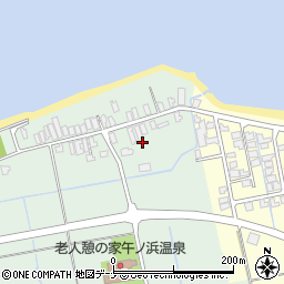 秋田県にかほ市三森午ノ浜周辺の地図