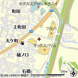 秋田県にかほ市平沢天ケ町71周辺の地図