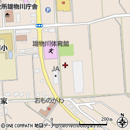 秋田県横手市雄物川町今宿（前田面）周辺の地図