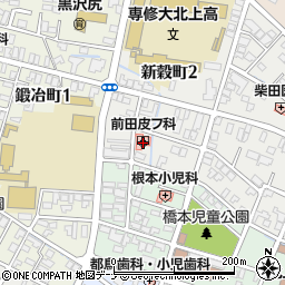前田皮膚科クリニック周辺の地図
