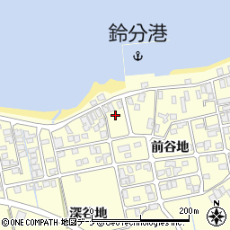 秋田県にかほ市平沢前谷地152-6周辺の地図