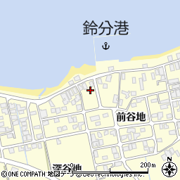 秋田県にかほ市平沢前谷地152周辺の地図