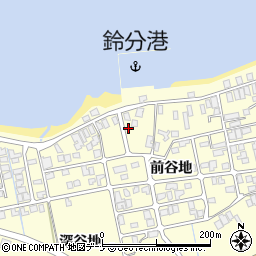秋田県にかほ市平沢前谷地152-1周辺の地図