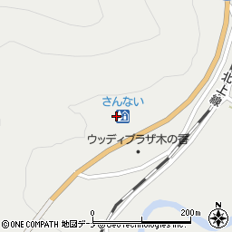 秋田県横手市山内土渕（小目倉沢）周辺の地図