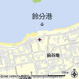 秋田県にかほ市平沢前谷地61周辺の地図