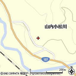 秋田県横手市山内小松川小松川周辺の地図