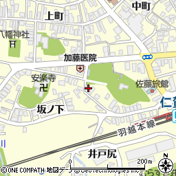 秋田県にかほ市平沢清水81周辺の地図
