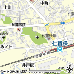 仁賀保神社周辺の地図