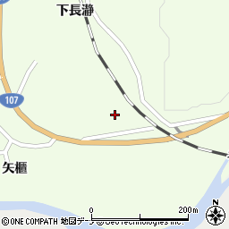 秋田県横手市山内大沢矢櫃24周辺の地図