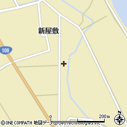 秋田県由利本荘市川西中坪165周辺の地図
