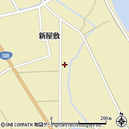 秋田県由利本荘市川西中坪164周辺の地図