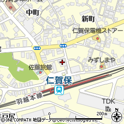 秋田県にかほ市平沢清水138周辺の地図