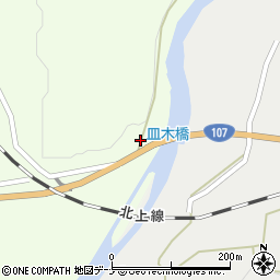 秋田県横手市山内大沢矢櫃3周辺の地図
