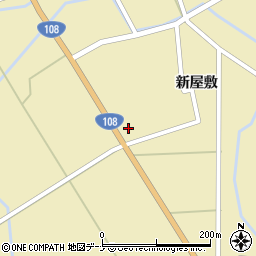 秋田県由利本荘市川西新屋敷55周辺の地図