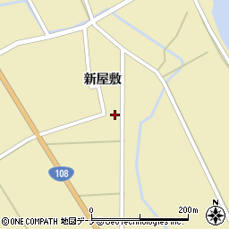 秋田県由利本荘市川西中坪89周辺の地図