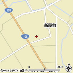 秋田県由利本荘市川西新屋敷67周辺の地図