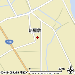 秋田県由利本荘市川西新屋敷89周辺の地図